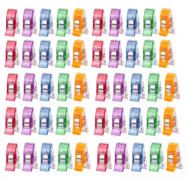 50PCS Sewing Clips Colorful Clips Multipurpose Plastic