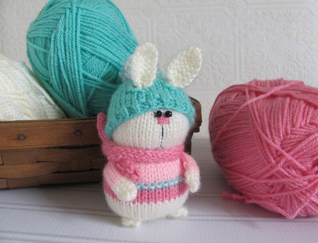 Adorable Knit Armigurumi Bunny