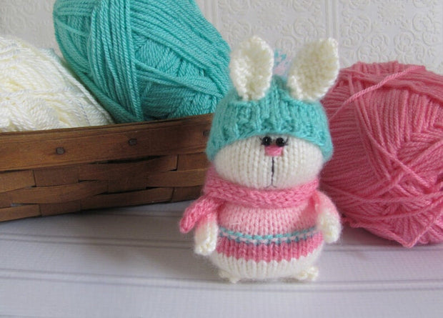 Adorable Knit Armigurumi Bunny