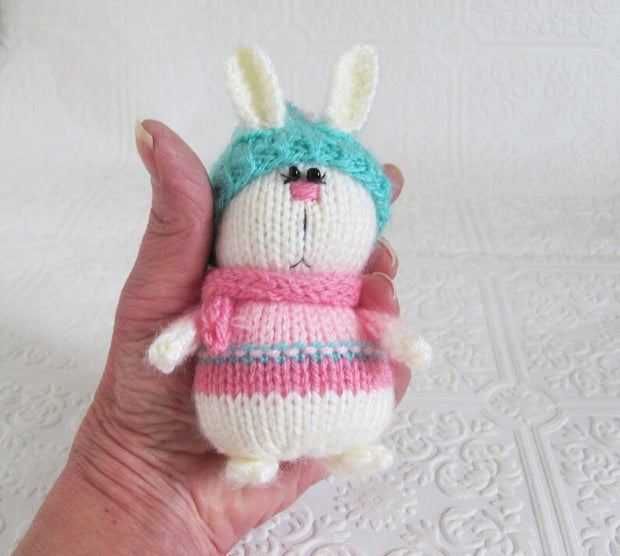 Adorable Knit Armigurumi Bunny