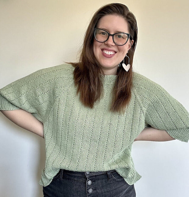 Weekend Glow Sweater Knitting Pattern