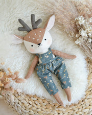 reindeer decoration stuffed animal fawn doll sewing pattern