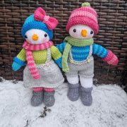 Crystal The Snowgirl Knitting Pattern