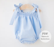 Baby Jumpsuit PDF Pattern & Sewing instructions