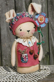 Bonnet Bunny and Her Flower Pattern .