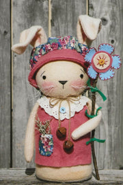 Bonnet Bunny and Her Flower Pattern .