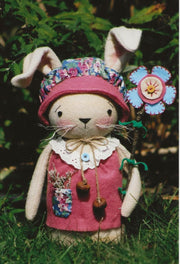 Bonnet Bunny and Her Flower Pattern .