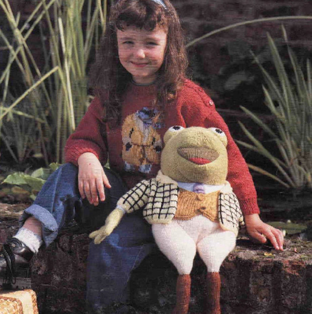 Vintage Wind in the Willows Knitting Pattern .