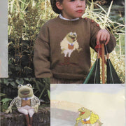 Vintage Wind in the Willows Knitting Pattern .