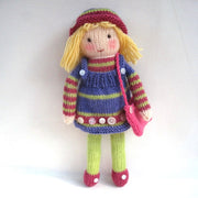 Betsy Button - toy doll knitting pattern