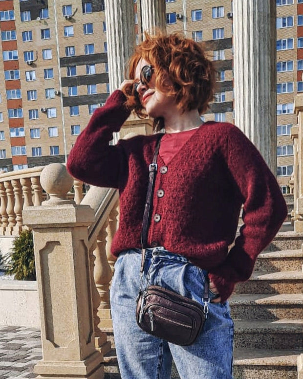 Boston Cardigan knitting design pattern