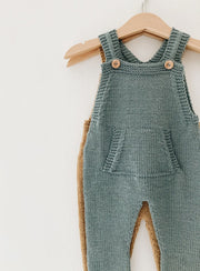 Baby Overalls Knitting Pattern Dungarees