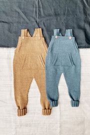 Baby Overalls Knitting Pattern Dungarees