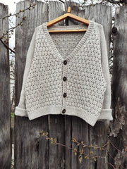 Boston Cardigan knitting design pattern