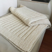 Blanket knitting pattern for many sizes