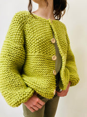 Super chunky knit cardigan pattern