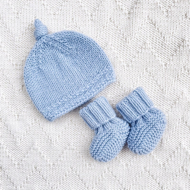 Baby Booties & Beanie Knitting Pattern Bundle