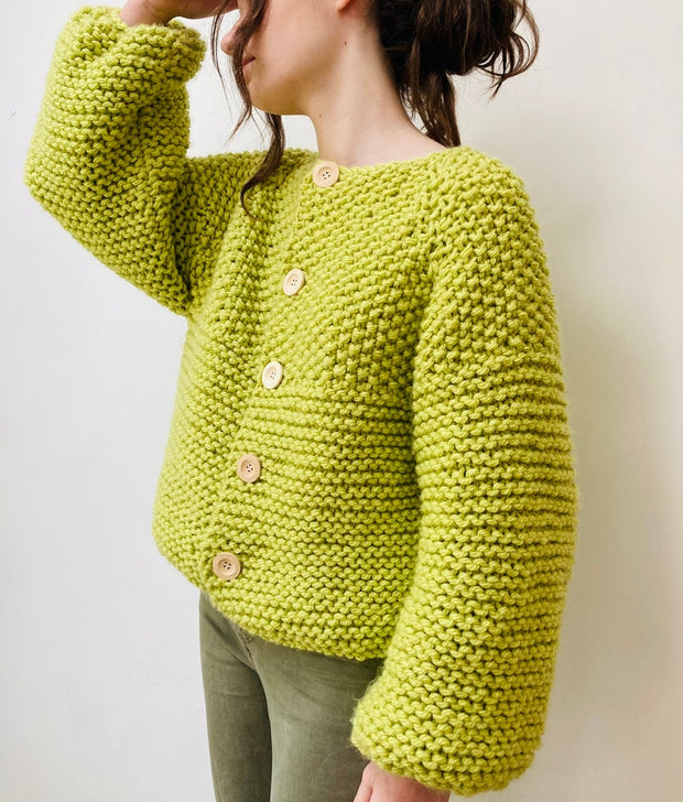 Super chunky knit cardigan pattern