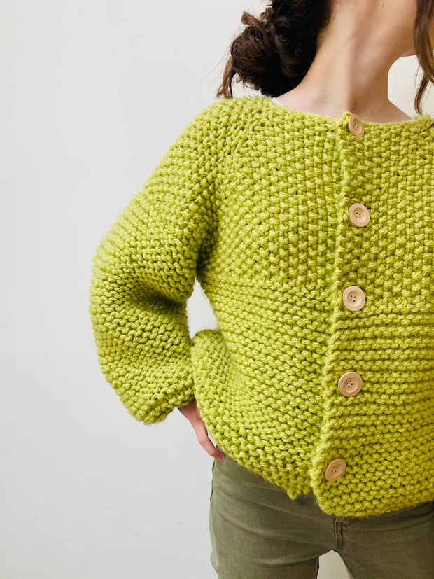 Super chunky knit cardigan pattern