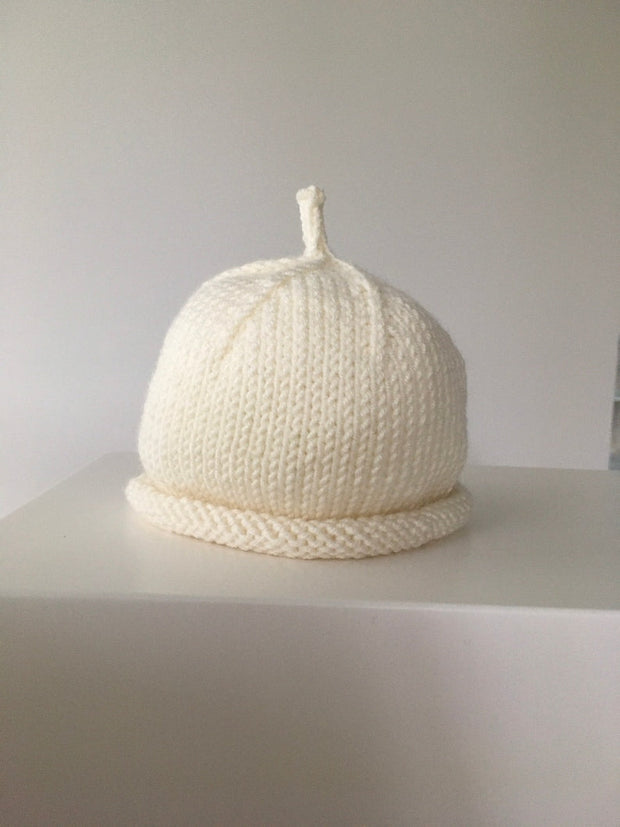 Baby Hat Knitting Pattern, Easy Baby Knit, Newborn Gift