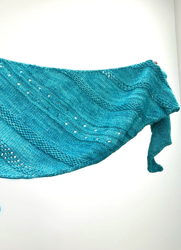 Beach Breeze shawl knitting pattern