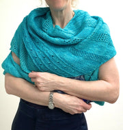 Beach Breeze shawl knitting pattern