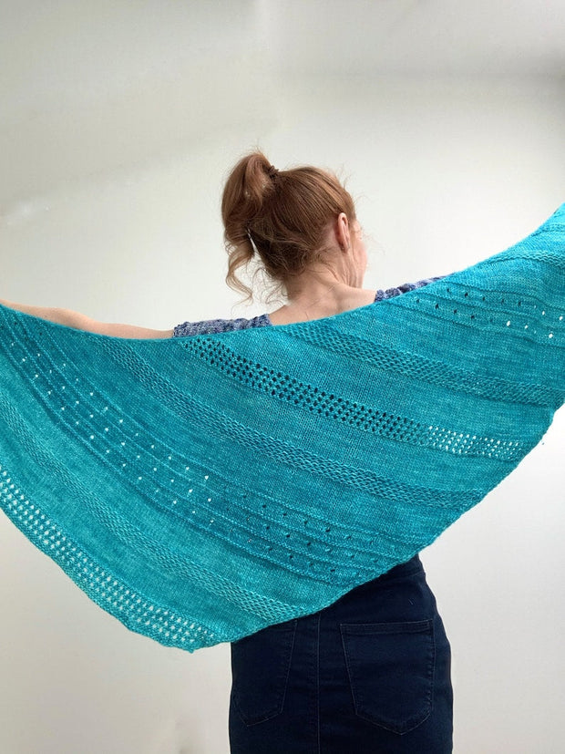 Beach Breeze shawl knitting pattern