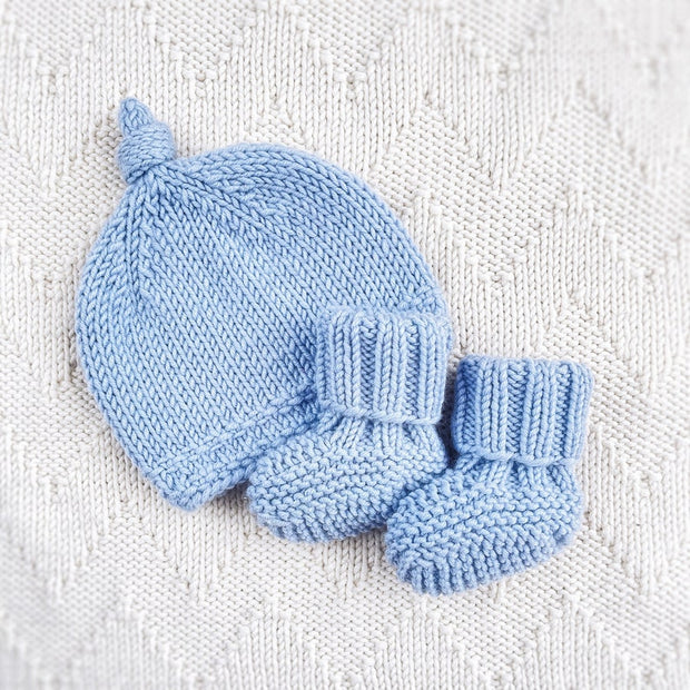 Baby Booties & Beanie Knitting Pattern Bundle