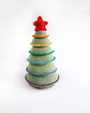 Stacking Christmas tree crochet pattern