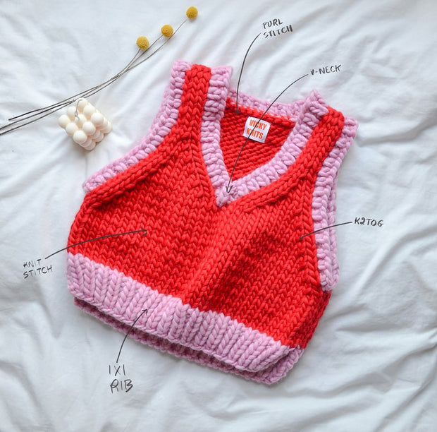 Vicky's Vest - Knitting Pattern