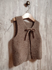 Woodlands Kids Waistcoat Knitting Pattern