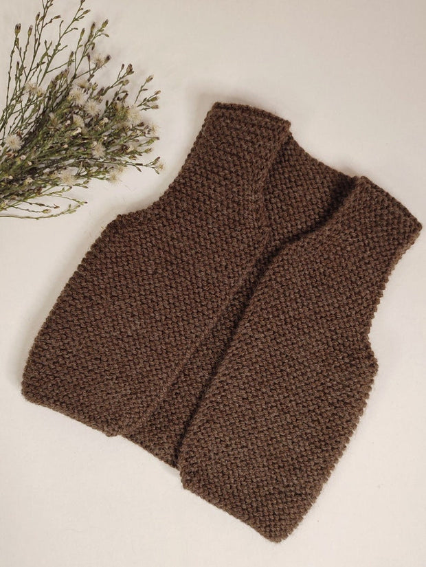 Woodlands Kids Waistcoat Knitting Pattern