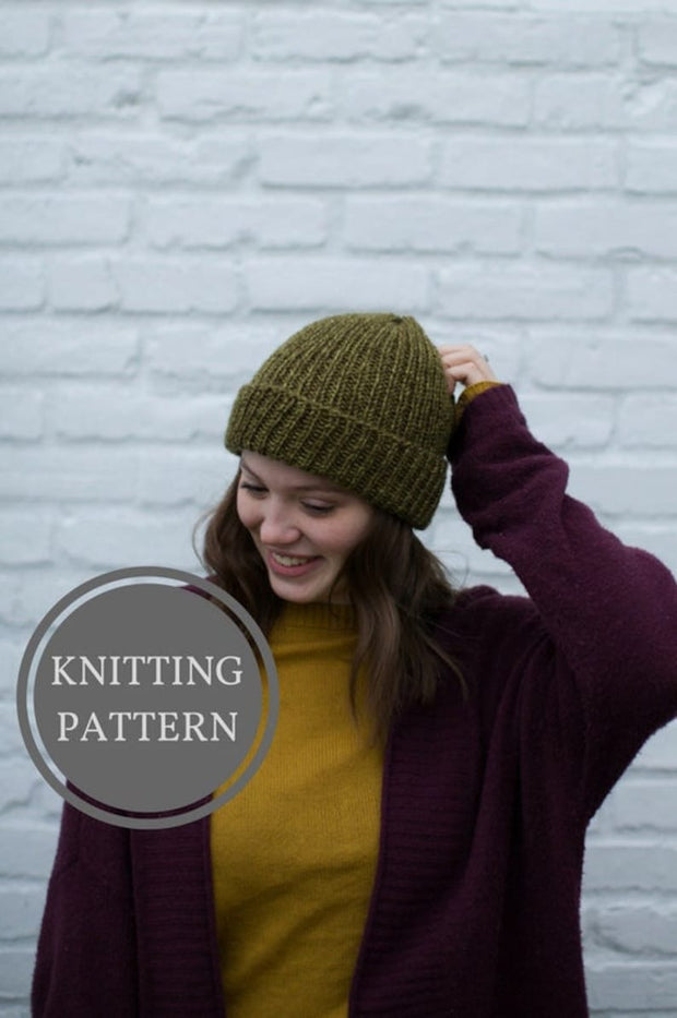 Womens Beginner Hat Knitting Pattern