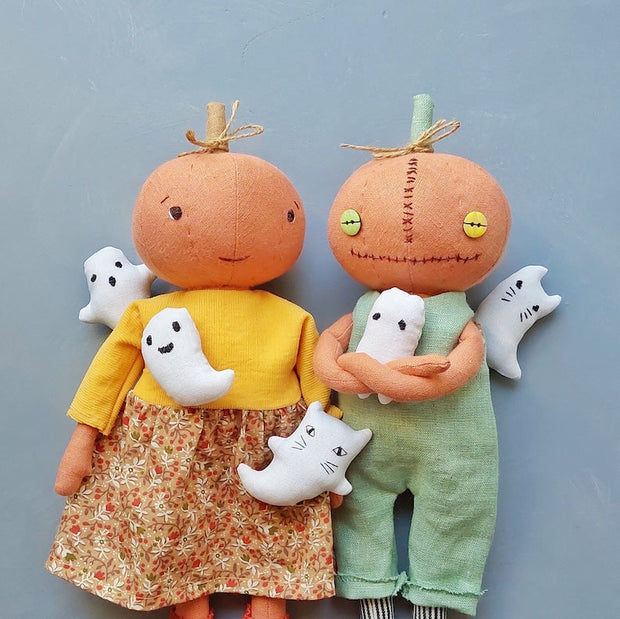 2-in-1 Pumpkin boy and girl sewing pattern