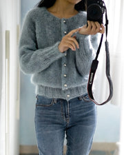 Beginner friendly top down cardigan knitting pattern