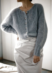 Beginner friendly top down cardigan knitting pattern