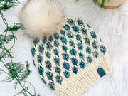 A New Leaf Beanie Knitting Pattern