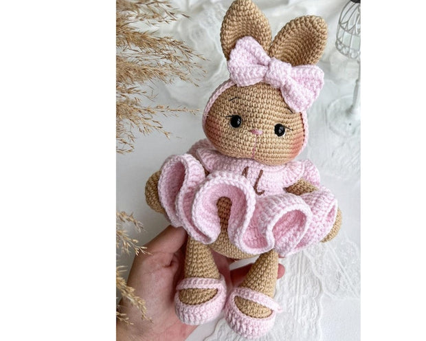 Your Own Personalized Ballerina Bunny - Crochet Pattern