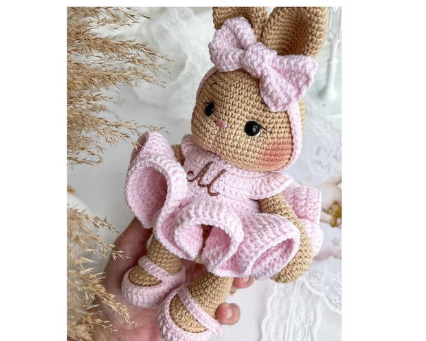 Your Own Personalized Ballerina Bunny - Crochet Pattern