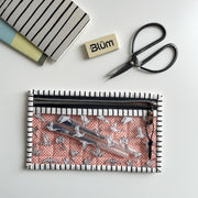 Stylish Vinyl Zipper Pouch