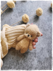 Small Teddy Bear for the newborn sessions