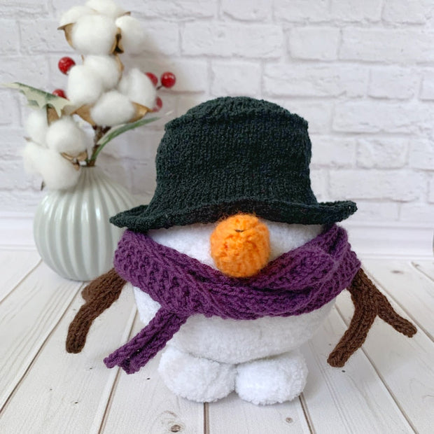 Snowman Gnome Knitted Pattern