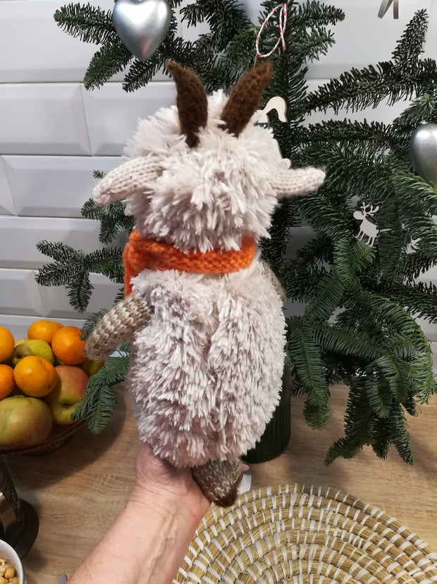 Toy Knitting Patterns -Knit goat