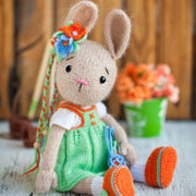 Adorable knitted bunny