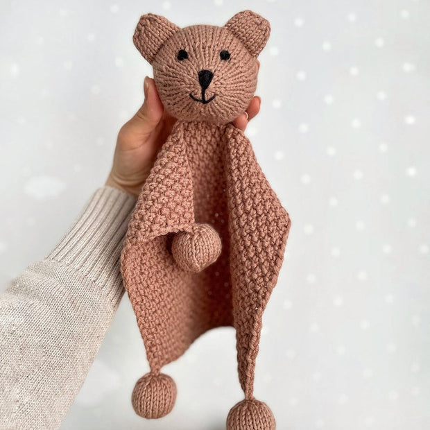 Bear baby comforter KNITTING PATTERN