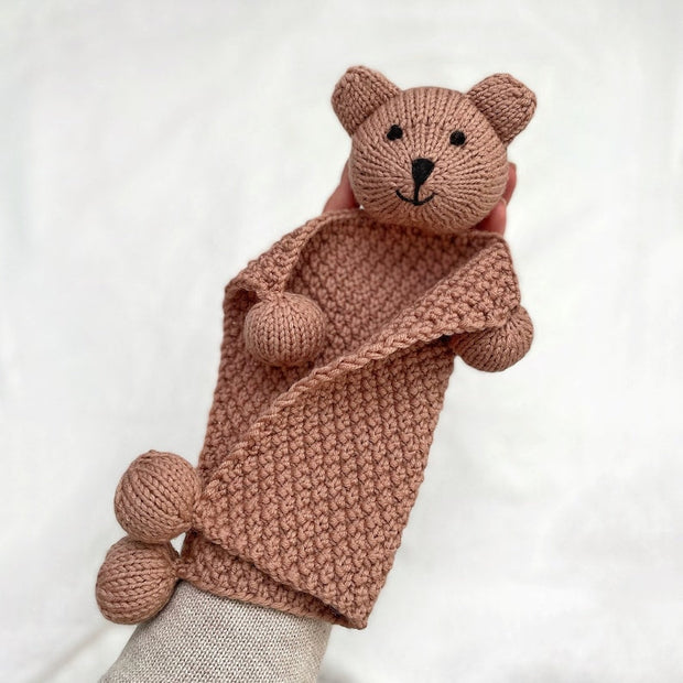 Bear baby comforter KNITTING PATTERN