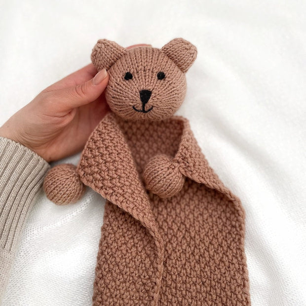 Bear baby comforter KNITTING PATTERN