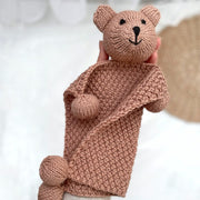 Bear baby comforter KNITTING PATTERN