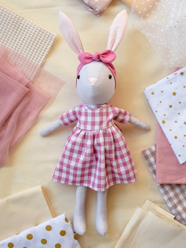 Stuffed bunny pattern with clothes pdf Bunny Doll pattern