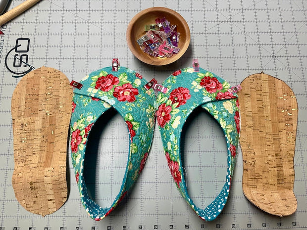 Wrap & Roll SLIPPERS Sewing Pattern